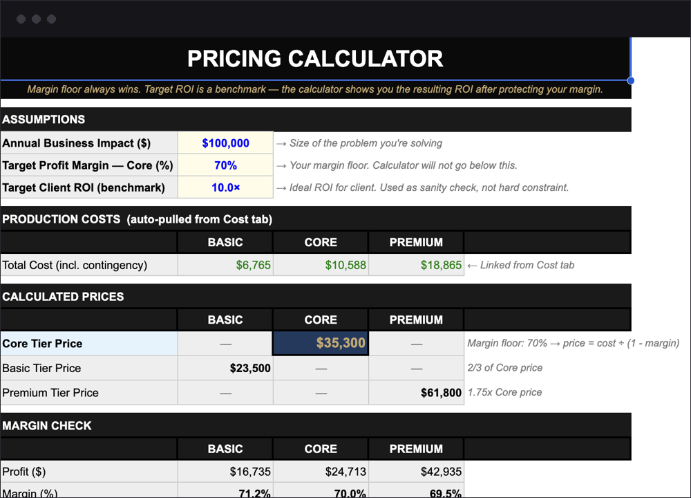 Cost Calculator